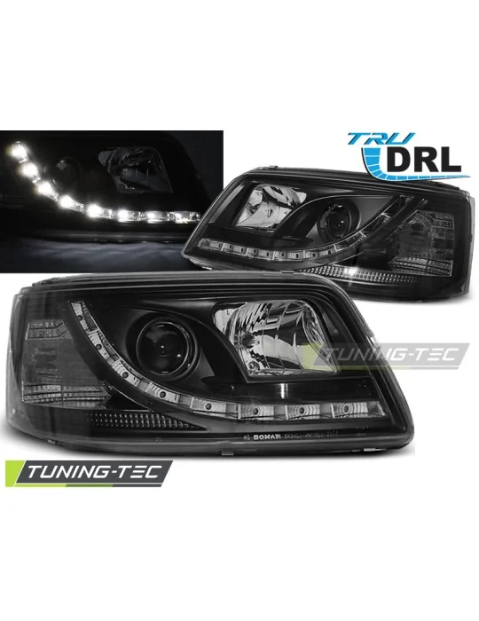 Phares noirs pour VW T5 (2003 - 2009)