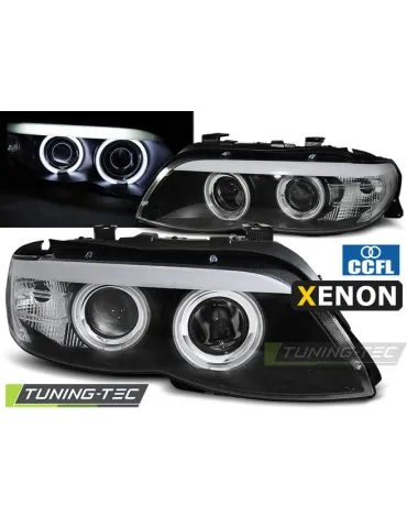 Phares au xénon noirs pour BMW X5 E53 11.03-06