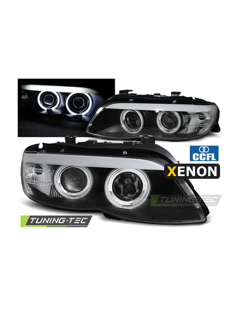 Phares au xénon noirs pour BMW X5 E53 11.03-06