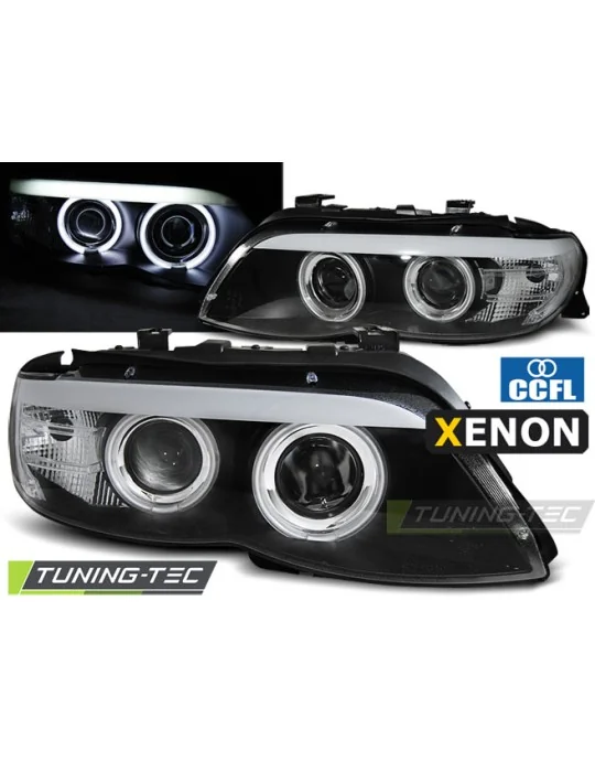 Phares au xénon noirs pour BMW X5 E53 (2003 - 2006)