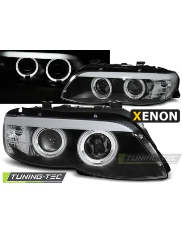 Phares au xénon noirs pour BMW X5 E53 11.03-06