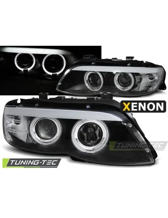 Phares au xénon noirs pour BMW X5 E53 (2003 - 2006)