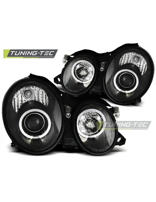 Phares noirs pour Mercedes W208 CLK (1997 - 2002)