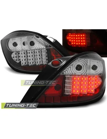 Feux arrière à LED noirs pour OPEL ASTRA H 03.04-09 5 portes