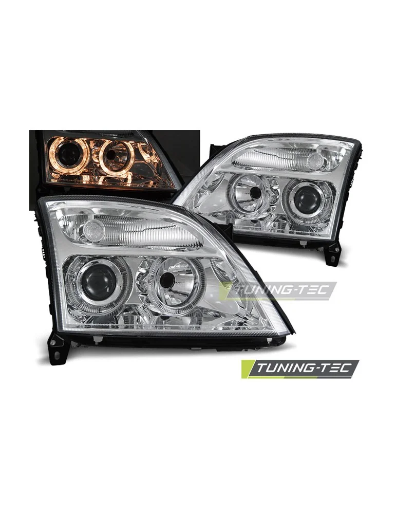 Phares chromés pour OPEL VECTRA C 04.02-08.05