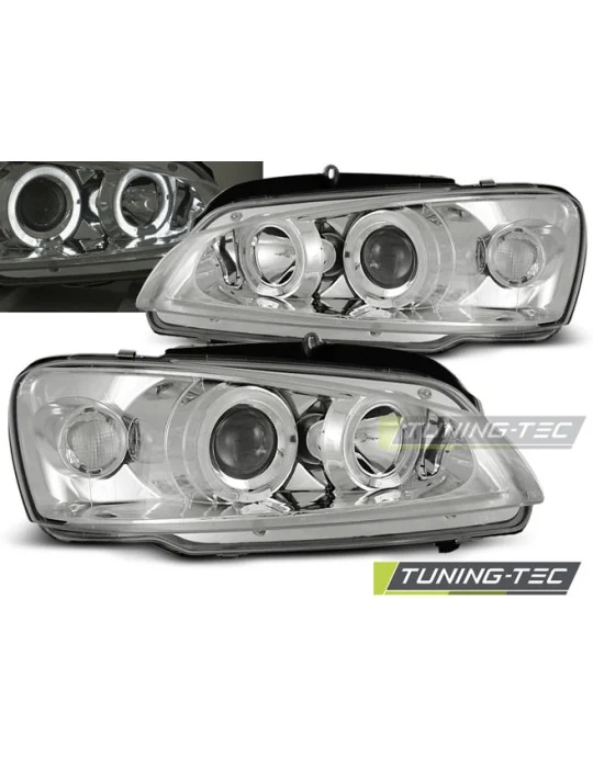 Phares chromés pour Peugeot 106 (1996 - 2003)