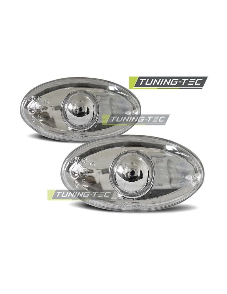 Répétiteurs latéraux chromés pour PEUGEOT 206 307