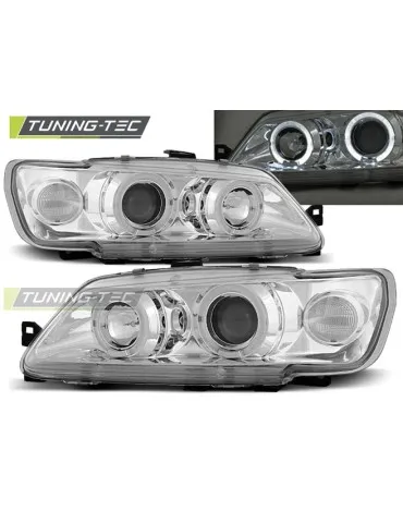 Phares chromés pour PEUGEOT 306 02.93-04.97