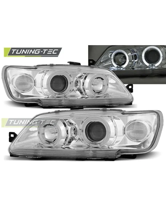 Phares chromés pour Peugeot 306 (1993 - 1997)