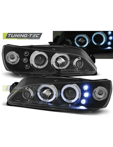 Phares noirs pour PEUGEOT 306 05.97-03.01