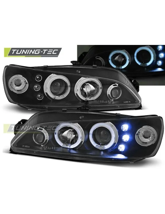 Phares noirs pour Peugeot 306 (1997 - 2001)