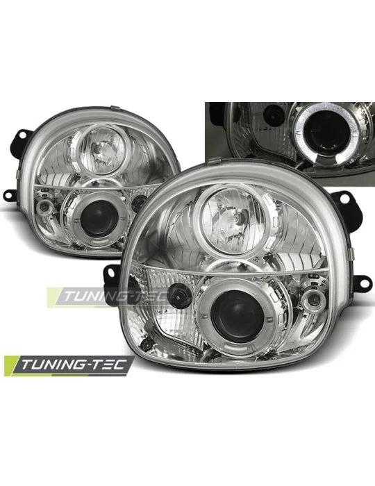 Phares chromés pour Renault Twingo (1993 - 1998)
