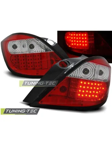 Feux arrière à LED rouges blancs pour OPEL ASTRA H 03.04-09