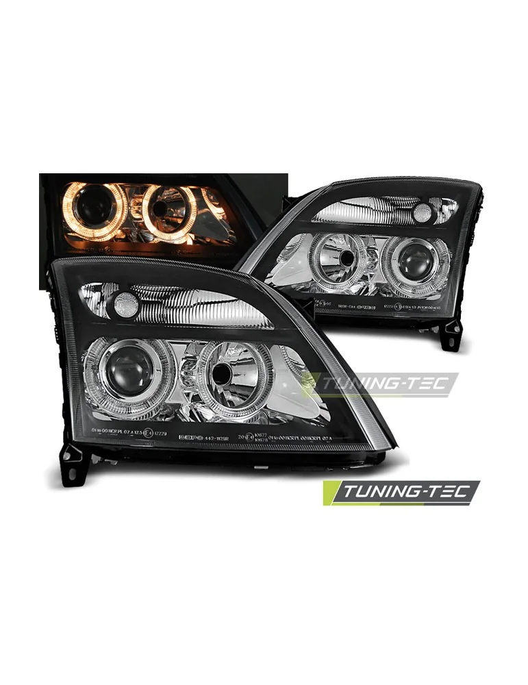 Phares noirs pour OPEL VECTRA C 04.02-08.05