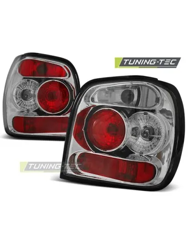 Feux arrière chromés pour VW POLO 6N2 10.99-10.01