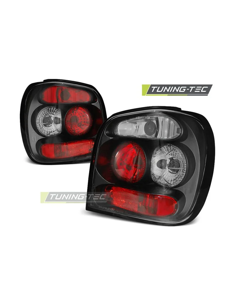 Feux arrière noirs pour VW POLO 6N2 10.99-10.01