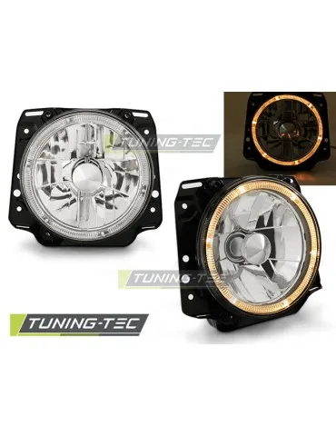 Phares chromés pour VW GOLF II 2 08.83-08.91