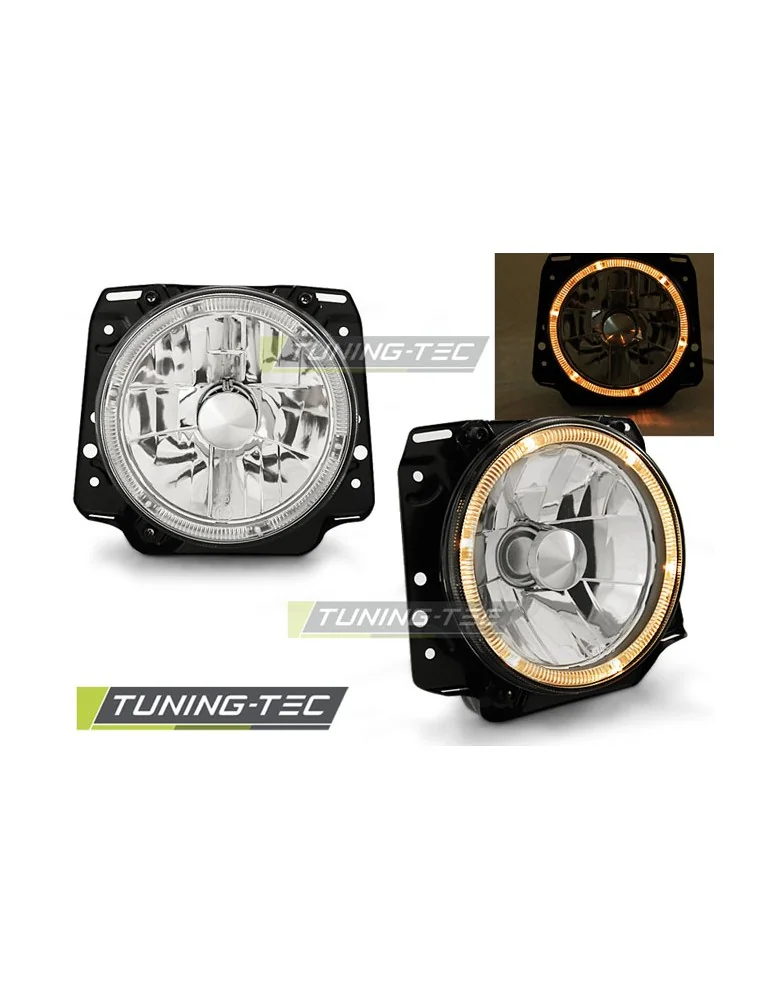 Phares chromés pour VW GOLF II 2 08.83-08.91