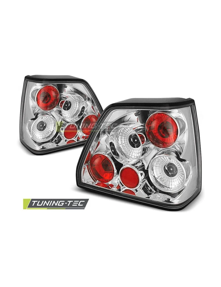 Feux arrière chromés pour VW GOLF 2 08.83-08.91