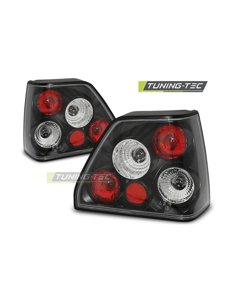 Feux arrière noirs pour VW GOLF 2 08.83-08.91