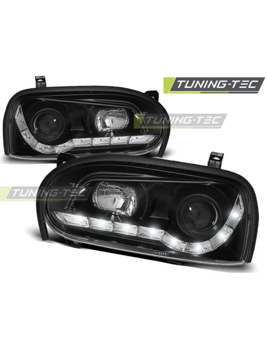 Phares à LED noirs pour VW Golf 3 (1991 - 1997)