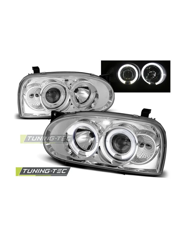 Phares chromés pour VW GOLF 3 09.91-08.97
