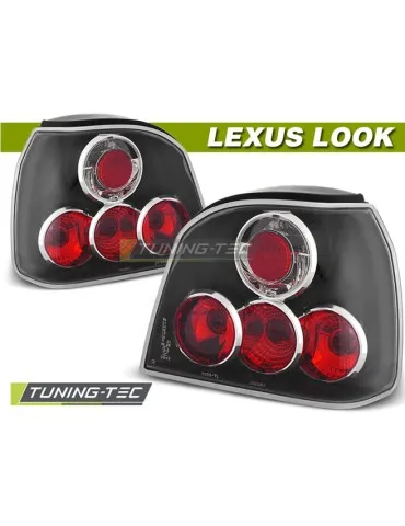 Feux arrière noirs pour VW GOLF 3 09.91-08.97