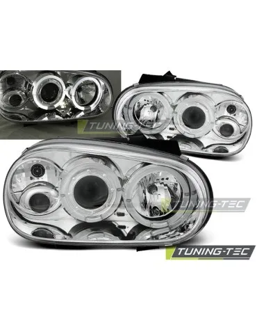 Phares chromés pour VW GOLF 4 09.97-09.03