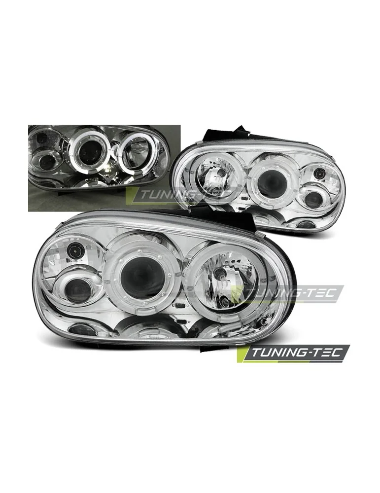Phares chromés pour VW GOLF 4 09.97-09.03