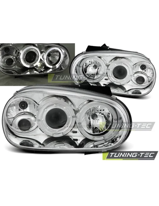 Phares chromés pour VW Golf 4 (1997 - 2003)
