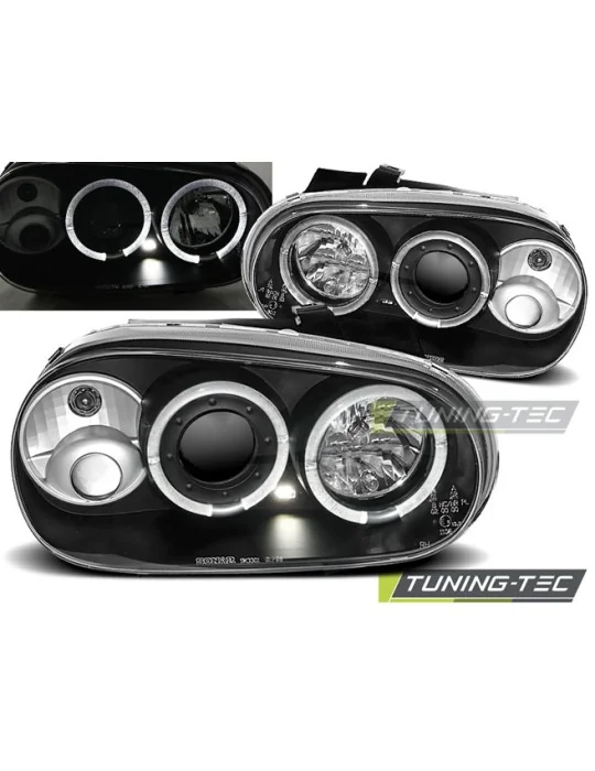 Phares noirs pour VW Golf 4 (1997 - 2003)