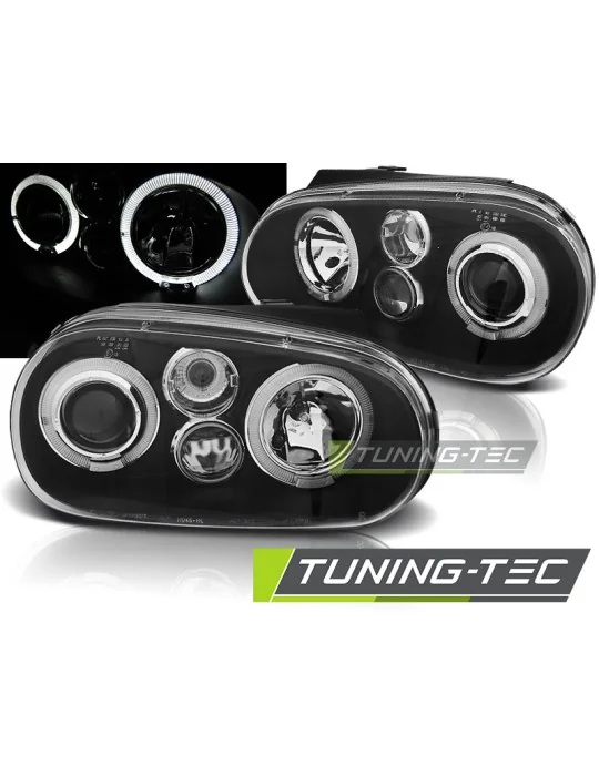 Phares noirs pour VW Golf 4 (1997 - 2003)