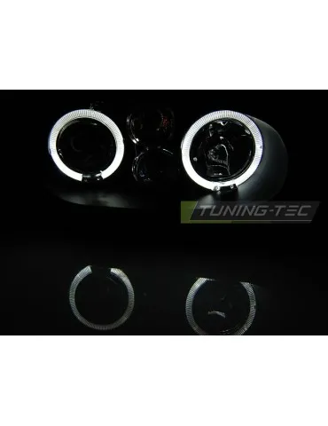 Phares noirs pour VW GOLF 4 09.97-09.03