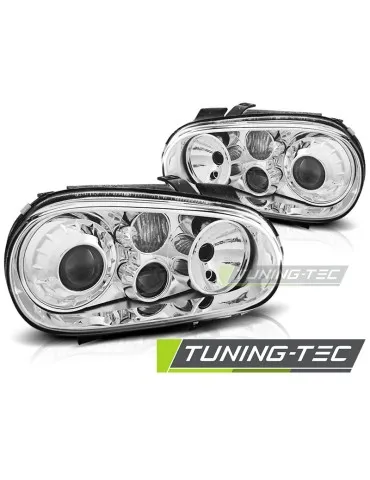 Phares chromés pour VW GOLF 4 09.97-09.03