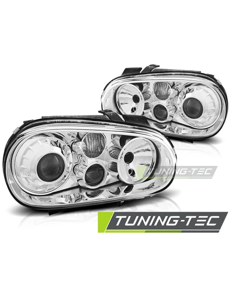 Phares chromés pour VW GOLF 4 09.97-09.03