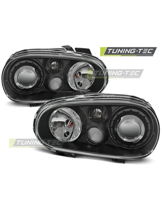 Phares noirs pour VW Golf 4 (1997 - 2003)