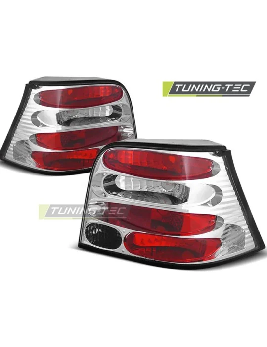 Feux arrière chromés pour VW Golf 4 (1997 - 2003)