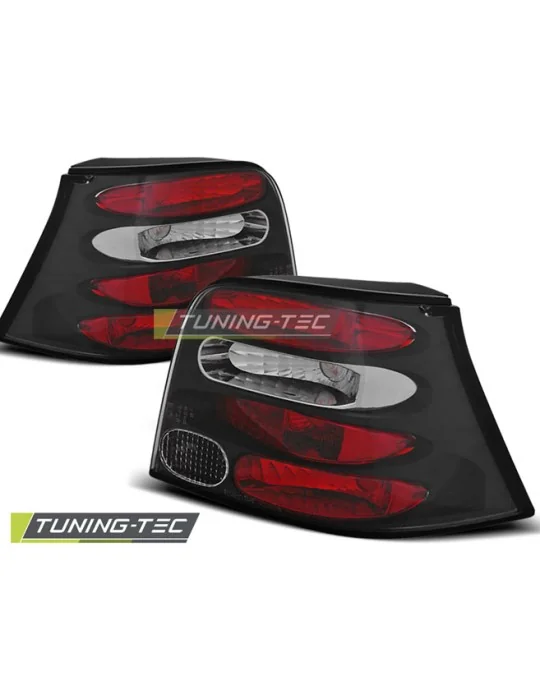 Feux arrière noirs pour VW Golf 4 (1997 - 2003)