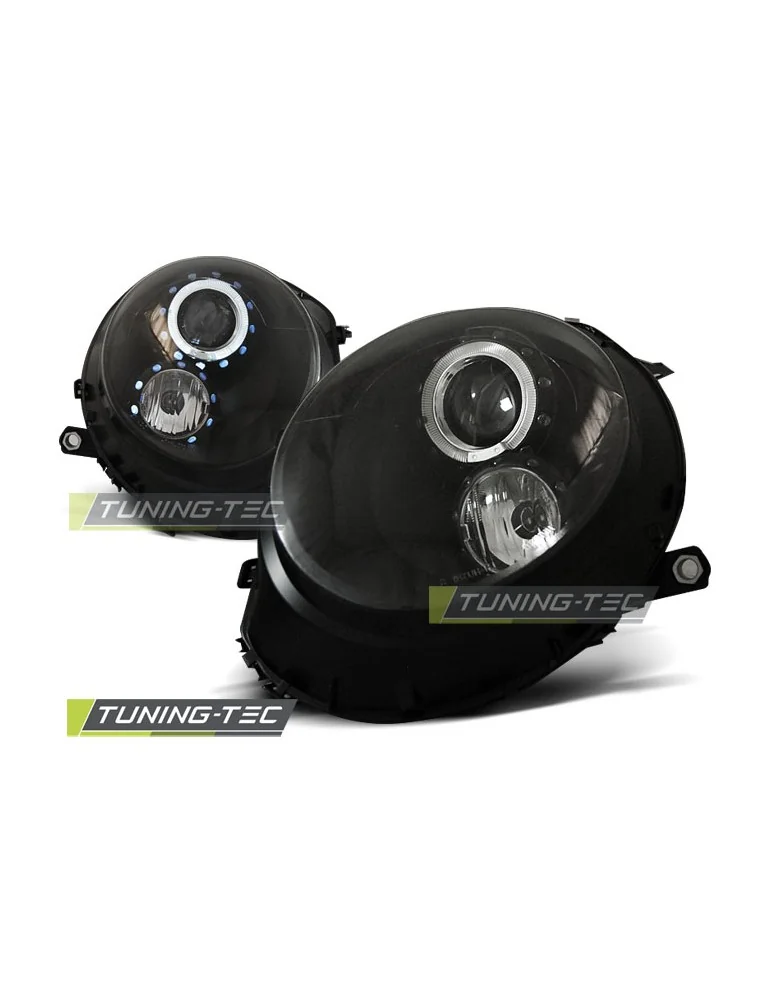 Phares noirs pour BMW MINI COOPER 06-14