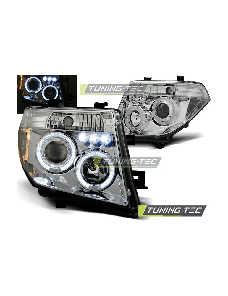 Phares chromés pour NISSAN NAVARA D40/PATHFINDER 05-10
