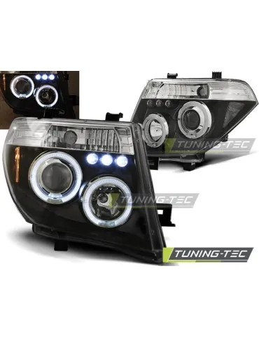 Phares noirs pour NISSAN NAVARA D40/PATHFINDER 05-10