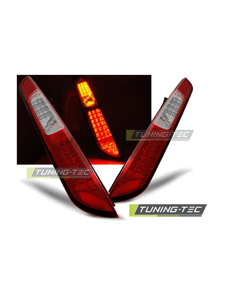 Feux arrière à LED rouges blancs pour FORD FOCUS MK2 09.04-08 HB