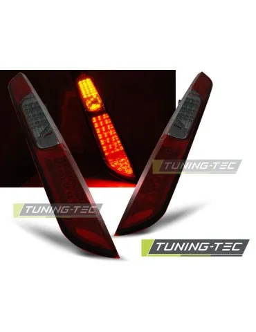 Feux arrière à LED fumés rouges pour FORD FOCUS MK2 08-10 HB