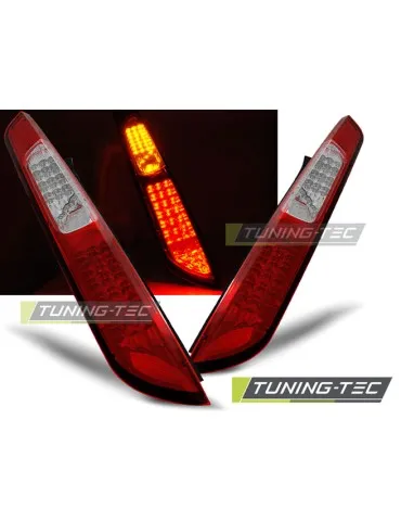 Feux arrière à LED rouges blancs pour FORD FOCUS MK2 08-10 HB