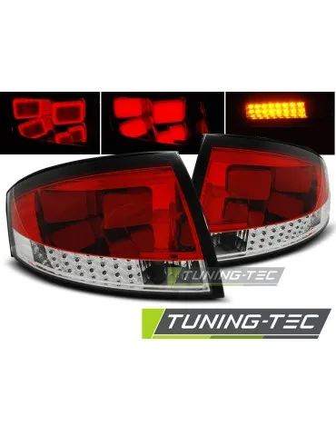 Feux arrière à LED rouges blancs pour AUDI TT 8N 99-06