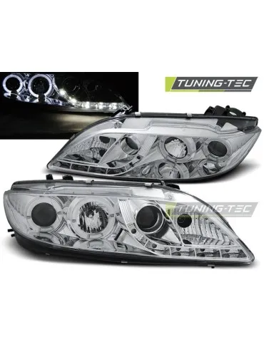 Phares à LED chromés pour MAZDA 6 08.02-08.07