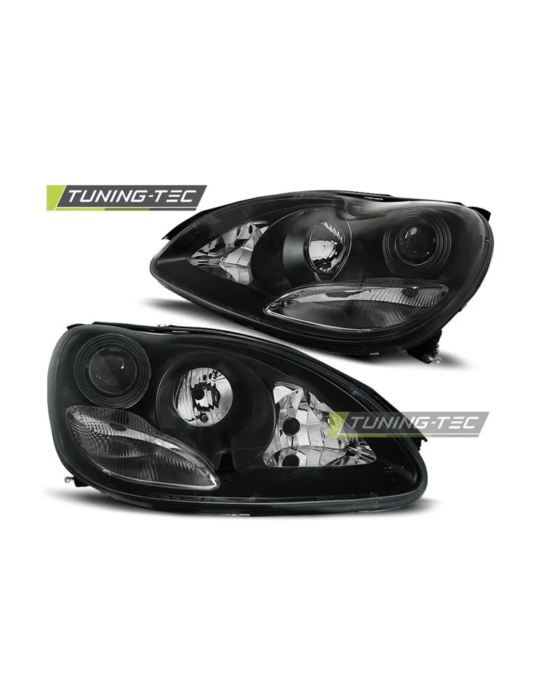 Phares noirs pour MERCEDES W220 S-KLASA 09.98-05.05