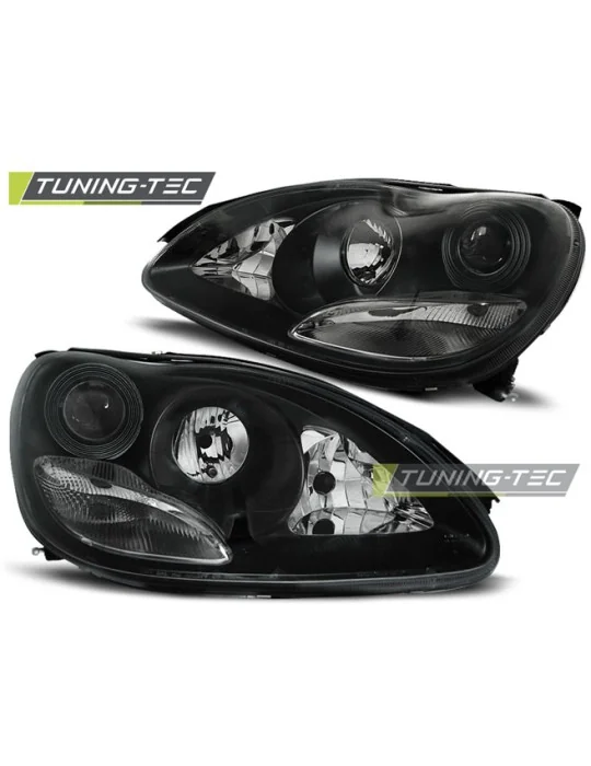 Phares noirs pour Mercedes W220 Classe S (1998 - 2005)