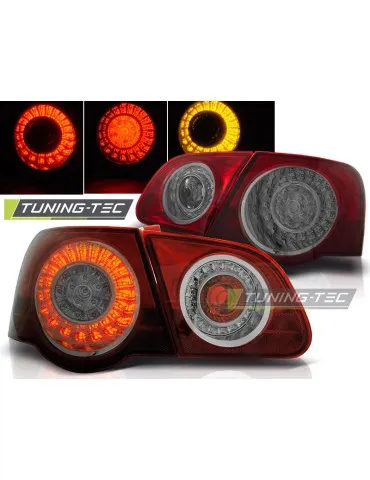 Feux arrière à LED fumés rouges pour VW PASSAT B6 3C 03.05-10