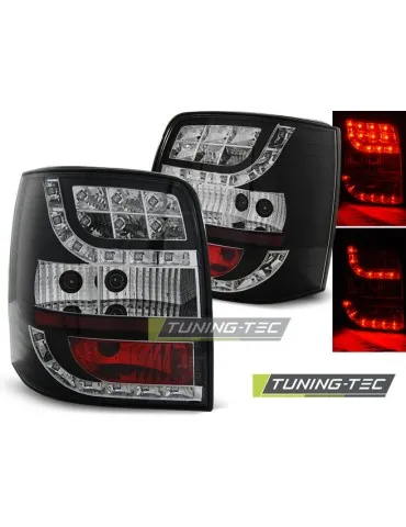 Feux arrière à LED noirs pour VW PASSAT B5 96-00 VARIANT